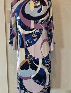 Chico's dress, keyhole opening neckline. Size 1